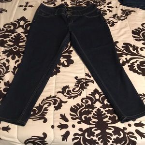 Blue Desire skinny jeans size 16w